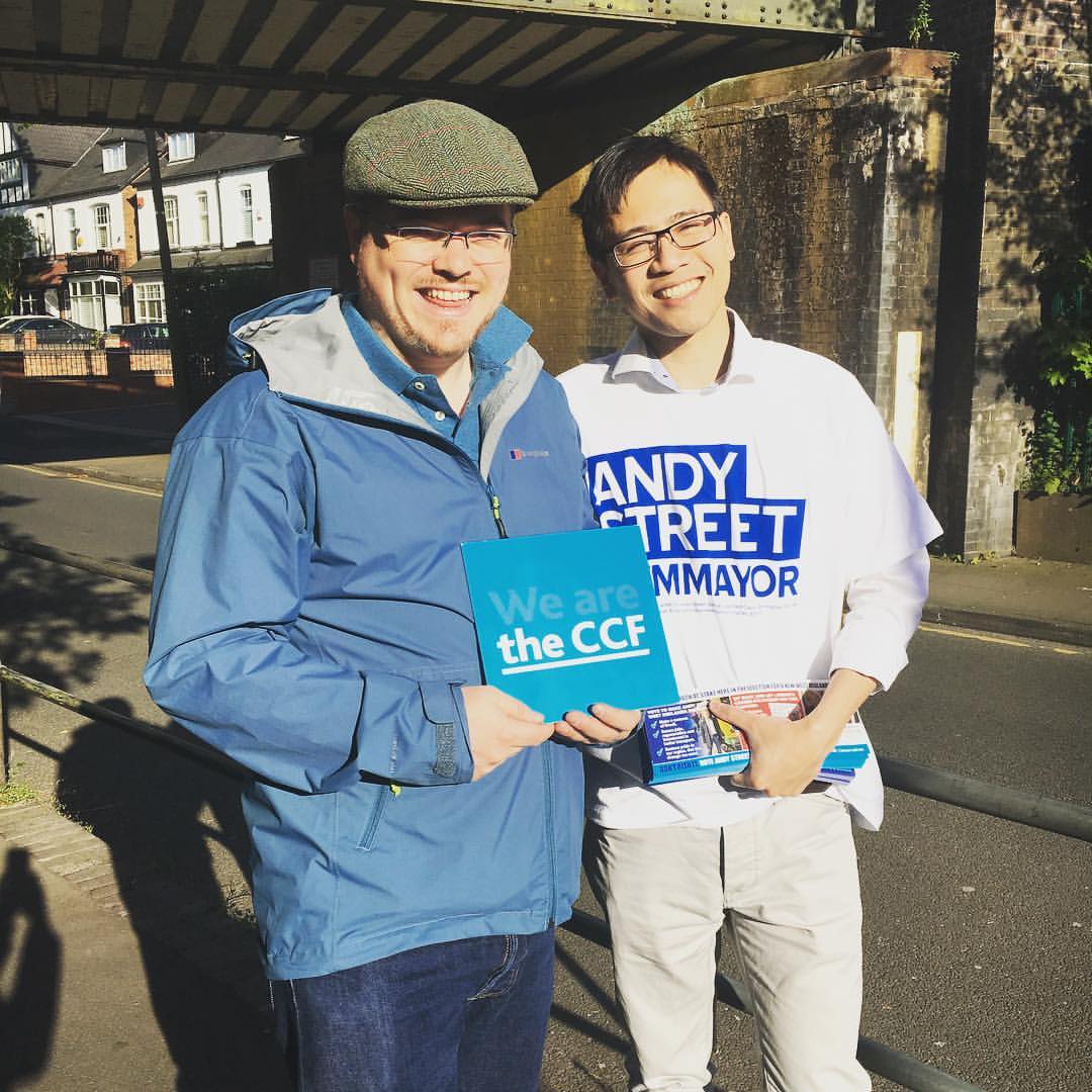 Andy street campaigning